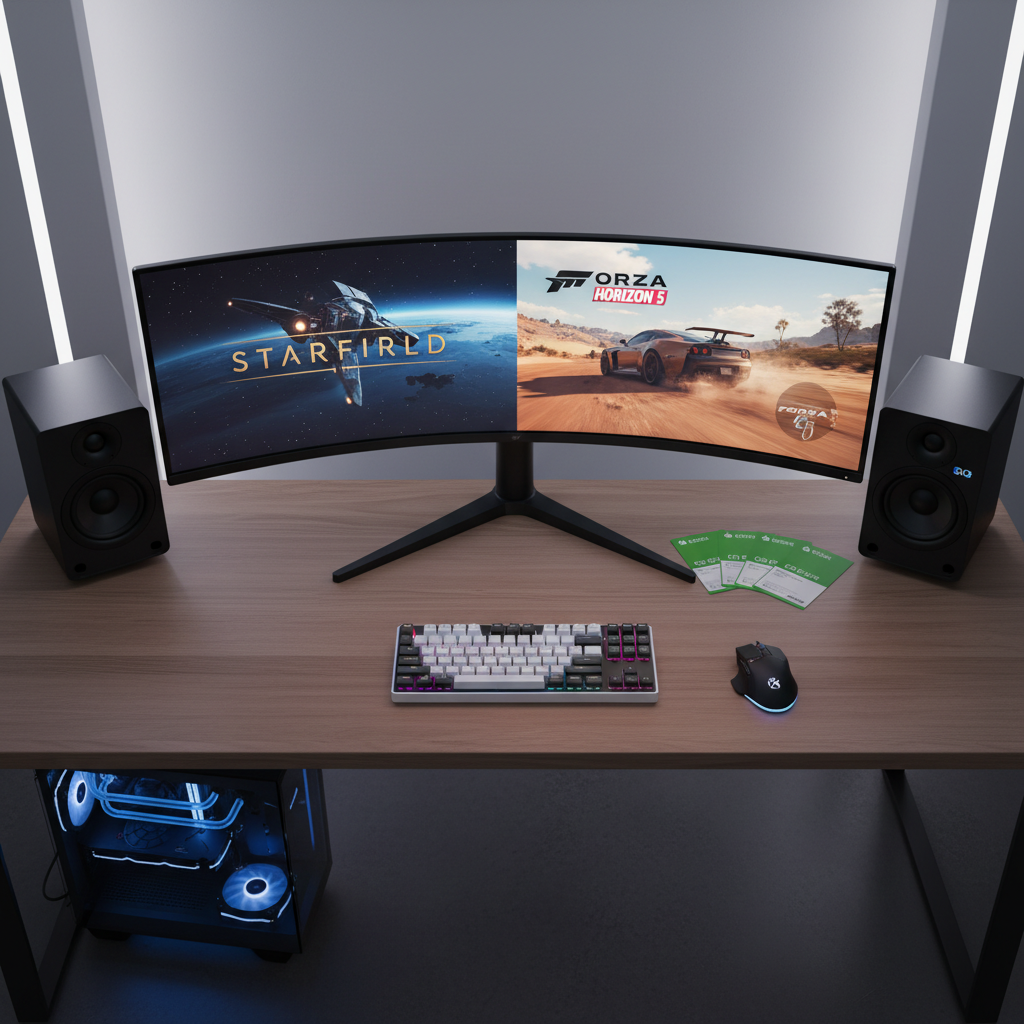 PC Gamer Guide: How to Play Starfield & Forza without an Xbox using Gift Cards